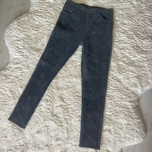 Waterproof Fleece lined  black marble style LEGGING